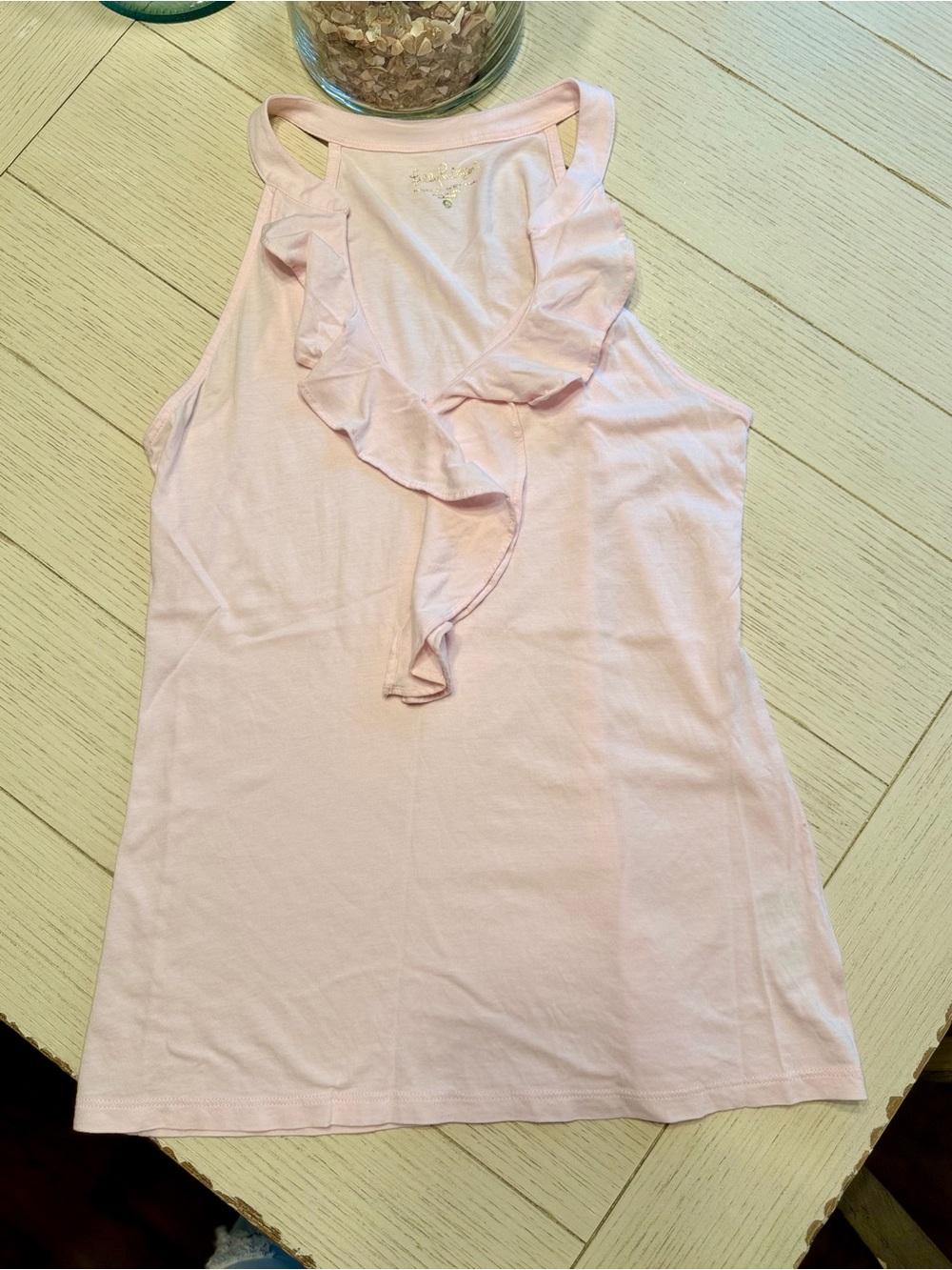 Lilly Pulitzer shay ruffle tank - sarasota pink | NWOT